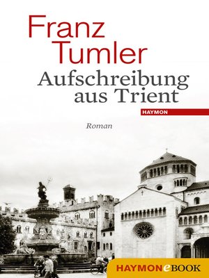 cover image of Aufschreibung aus Trient
